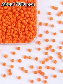 3mm Cuentas de Semilla, 27 Colores de Cuentas de Semilla de Vidrio para Hacer Joyería, Pequeñas Cuentas Artesanales para Hacer Pulseras, Hacer Joyería DIY Pulsera Collar - Talón - Ver 27
