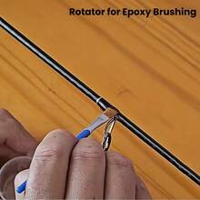 Professional Fishing Rod Repair Rotator | Ideal For Rod Building, Winding & Epoxy Coating | Complete Repair & DIY Tool Set - 1 - View 6