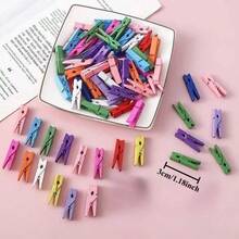 Wooden Mini Photo Clips, Decorative Note/Photo Holders, DIY Painting Display Clips, Food Sealing Clips - Multiple Styles - View 4