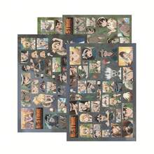 8pcs Dr.STONE Anime Sticker Pack, Waterproof Cartoon Stickers, Anime Merchandise - Multicolor - View 6