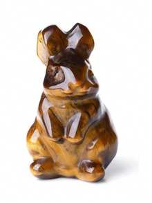 CUPIDCRYSTAL Conejo tallado en cristal natural, un regalo de cristal perfecto, regalo de Pascua, conejo de Pascua, cristal y piedra, cristal curativo para decoración del hogar - Más colores - Ver 13