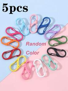 Unisex Zipper Locks Set - Easy Snap Zipper Pulls - Keeps Zippers Closed - Dual Spring Clip Backpack Buckles - Suitable For Luggage, Handbags, Wallets, Etc. - Multipurpose S-Shaped Hook - Suitable For Travel, Camping, Outdoor, Beach, Back To School - Multicolor - View 15