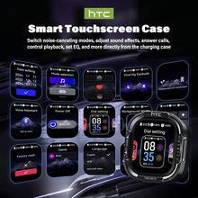 HTC NE70 龐克機甲風電競耳機 | 無線 6.0 超低延遲 | 13mm 強勁低音與 3D 空間音效 | 智慧型觸控充電倉 | 60 小時超長續航 | 沉浸式 FPS 遊戲與影音體驗 - 查看 3