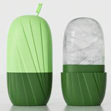 1pc Facial & Eye Ice Roller, Silicone Ice Mold For Face Massage & Icing, Face Roller With Leak-Proof Cover - Multicolor - View 13