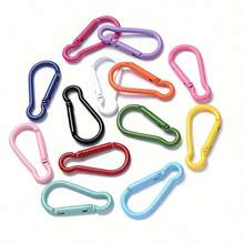 11/22pcs Aluminum Alloy Keychain Clips - Durable, Multi-Color Combination Suitable For Keys And Accessories, Lightweight And High-Quality Design, Secure Keychain | Colorful Keychains | Durable Clips, Carabiner Clips Gifts For Mother, Father, Graduation, And Teacher - Multicolor - View 4
