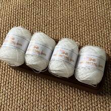 4組40克手工聚酯纖維漁網線，春夏糖果色系列，手工編織DIY材料，適用於包包、杯墊、帽子等手工製品，不易褪色，材質堅韌，總重160克 - 4團2211 - 查看 11