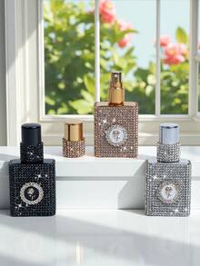 15毫升可重复灌装奢华水晶香水喷雾瓶，原创设计玻璃香水瓶，配闪亮瓶盖，可重复使用的水晶香水喷雾器，闪光玻璃香水喷雾器，手工水晶瓶，防漏香水喷雾瓶，旅行香水瓶，晚宴香水喷雾，新娘送礼佳品，设计师美妆配饰，母亲节礼物，送礼佳品 - 查看 5