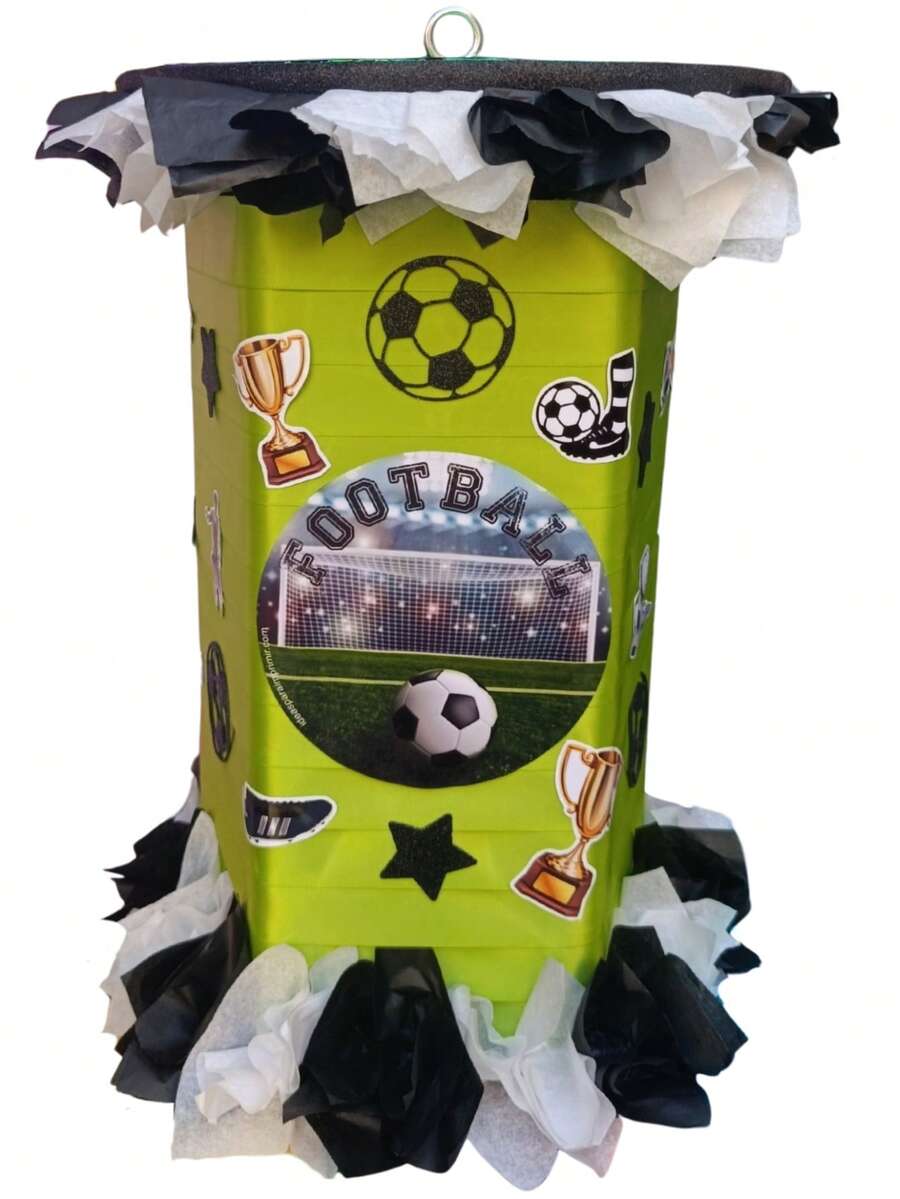 PIÑATA GIRATORIA PARA NIÑO FUTBOL 50CM DE ALTURA - Ver 1