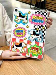 Cartoon Style Colorful Puppy Anti-Drop Tablet Case, Thickened Anti-Drop 10th Gen 10.9 Inch Tablet Protective Case, 10.2 Inch Tablet Protective Case - Multicolor - View 5