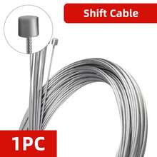 1 pieza/5 piezas Cable de freno de bicicleta de 2M, cable interior de freno de bicicleta de carretera delantero y trasero, cable de transmisión de freno de bicicleta de montaña de acero inoxidable, cable de cambio universal para bicicleta de montaña y bicicleta de carretera, accesorios de cable - A - Ver 9