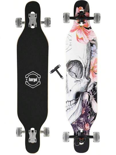 42 Inches Complete Longborads Drop Through Deck Concave Cruise Professional Longboards