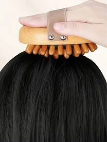 Wooden Massage Brush/Mat, Brush Is A Body Massage And Treatment Tool Used To Relieve Fatigue And Soreness, Reduce Fat, Promote Lymph And Blood Circulation, And Dry Brush To Remove Dead Skin. - Multicolor - View 6