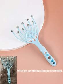 Hårbottenmassageapparat, handhållet huvudmassageverktyg, huvudmassageklo, lämplig för djup avslappning och stresslindring på kontoret, hemmaspa - Multifärgad - Visa 14