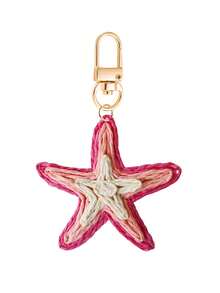 Ciondolo in paglia intrecciata dai colori vivaci, nuovo ciondolo a forma di stella marina in stile vacanza, ciondolo portachiavi a forma di stella marina dal temperamento elegante in colori chiari e scuri, adatto per vacanze al mare, viaggi in riva al mare, accessori a tema spiaggia e vacanza, elemento decorativo essenziale personalizzato per abbigliamento primaverile ed estivo - Multicolore - Visualizzare 13
