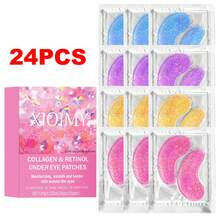 Xioimy 24片装视黄醇胶原蛋白多功能眼膜，多效眼部护理，协同作用令眼周肌肤更光滑细腻，眼部护理，多效眼膜 - 數量 - 查看 11