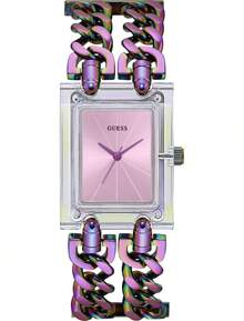 Guess Đồng hồ nữ Quartz - Mặt vuông màu tím, dây đeo kim loại, kiểu dáng sang trọng cao cấp, phù hợp cho các lễ hội âm nhạc, tiệc tùng và các dịp khác. Mã sản phẩm: GW0669L2 - Màu tím - Xem 8