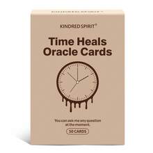 KINDRED SPIRIT 50 piezas Cartas del Oráculo de la Curación del Tiempo, juego de cartas de escritorio cuidadosamente diseñado para reuniones con amigos, fiestas de cumpleaños, sanación emocional, atención plena diaria, regalo ideal para Halloween, Navidad, Acción de Gracias, San Valentín, Pascua y talla grande - Multicolor - Ver 1