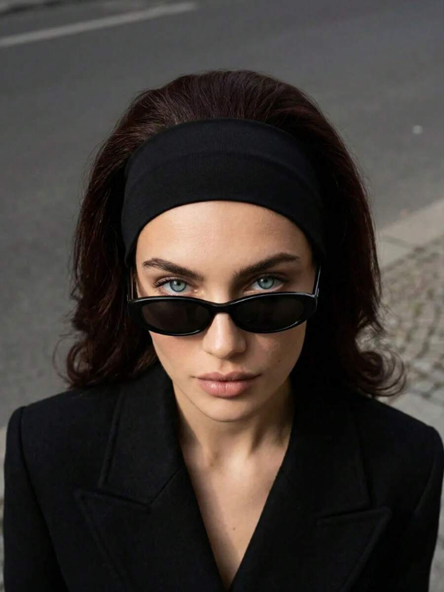 高级女士发带三件套，跑步发带，瑜伽/健身发带，柔软弹力发带 - 彩色 - 查看 1