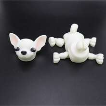 White Chihuahua Plush Doll, Suitable For Children 3+ Years Old, Cute Small Dog Decoration - Chihuahua - View 3