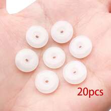 20个圆形玻璃和平扣吊坠，祝福扣挂件，适用于DIY项链、手链、耳环等首饰制作工艺品，尺寸：8/10/12/15/18/20/22/25毫米 - 彩色 - 查看 25