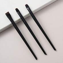 3pcs Makeup Brush Set, Including Angled Eyeliner Brush, Eyebrow Brush, And Ultra-Fine Eyeshadow Brush, Makeup Brush Set, Makeup Brush Kit, Makeup Brush Set, Full Makeup Brushes, Makeup Brush Set, Complete Makeup Tools, Makeup Brush Set, Makeup Brush Set, Makeup Gift Set - Multicolor - View 10
