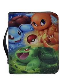 pokemon 宝可梦卡牌收藏册，包含50个可拆卸透明卡套和4个双面卡袋，共400个卡位，适用于棒球/足球卡、游戏卡、体育卡以及所有标准尺寸的收藏卡，是生日、复活节、感恩节、返校礼物和学习用品的理想之选。 - 彩色 - 查看 30