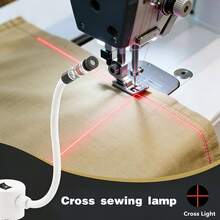 1/2pcs Sewing Machine Magnetic Positioning Light, Red Crosshair Guide Light, Sewing Straight Line Auxiliary Light, Hands-Free Magnetic Red Light Positioner, Adjustable Quilting Precision Positioning Tool, Quilting Straight Line Auxiliary Accessory - 1pc Red - View 5