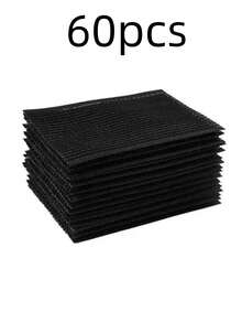 30pcs/60pcs Men's Cold Wave Perm Sticker, Morgan Perm Alternative, Cold Wave Perm Sticker, Damaged Hair Frizzy Perm Sticker - Black - View 9