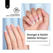 Beetles Builder Gel For Nails-Cover Nude Translucent 8 In 1 Nail Thickening Strengthening Building Apex - 1Pcs 15Ml Clear - 查看 7