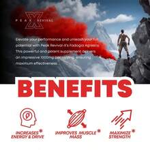 Peak Revival-X Fadogia Agrestis 1000mg – Natural Testosterone Support For Men | Muscle Growth, Strength & Energy | Vegan Capsules - 2 CÁI - Xem 4