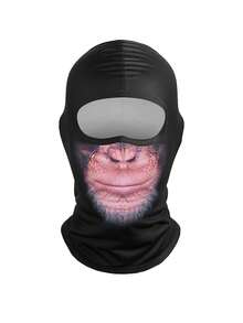 Mặt nạ in hình động vật 3D unisex (1 cái/2 cái), mũ đội đầu thể thao dưới nước ngoài trời, chống tia UV (mèo, chó), thích hợp sử dụng hàng ngày, du lịch, leo núi, trượt tuyết, đạp xe, câu cá. - Nhiều màu - Xem 15