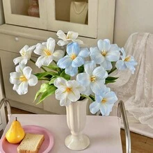 1 bông hoa tulip nhân tạo, thích hợp để trang trí tiệc cưới, trang trí bánh kem, trang trí bàn phòng khách, cây giả, trang trí mùa thu, trang trí phòng, bàn, sân vườn, phụ kiện trang trí phòng. - Nhiều màu - Xem 5