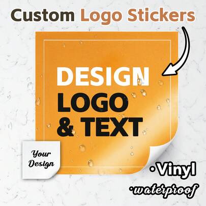 Nhãn dán logo chống thấm nước tùy chỉnh 4-26cm, nhãn dán ảnh cá nhân hóa, cắt khuôn, chống rách, in rõ nét, hoàn hảo để trang trí trong đám cưới, sinh nhật, kỷ niệm, tiệc cưới, lễ đính hôn, kinh doanh và các dịp khác. Có thể dán lên ô tô, chai lọ, máy tính xách tay, cửa sổ, v.v. Nhãn dán logo doanh nghiệp tùy chỉnh, nhãn dán PVC cá nhân hóa.