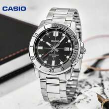 Casio 卡西欧男士运动潜水表，不锈钢表带，50米防水，带日期显示 - 均碼 - 查看 4