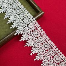 Ruy băng ren satin mỏng, rộng 3,14 inch, dùng để trang trí thủ công bằng ren, làm quà tặng ren móc, trang trí đám cưới. - Nhiều màu - Xem 10