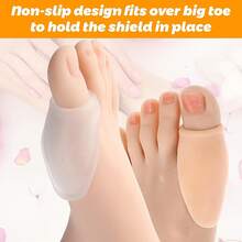 2pcs/4pcs Gel Toe Protectors, Prevent Toe Friction, Anti-Slip, Anti-Shoe Squeeze, Unisex Soft & Comfortable Insoles, Cushioning, Durable Shield, Breathable Material, Foot Care Product, Everyday Wear - View 5