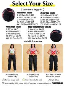 Women's High Waisted Boyfriend Style Distressed Y2K Denim Jeans,Women's Solid Color Simple Casual Denim Pants Y2k,Solid Color Multi-Pocket Button Commuting Simple Y2K Casual Cute Work Pants Long Pants - Màu Khaki - Xem 6