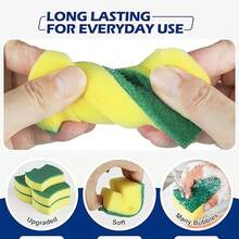 Multi-Functional Cleaning Sponge, Dish Washing Sponge, High-Quality Kitchen Sponge, Durable Anti-Scratch Sponge Wipe Cloth - A - View 1