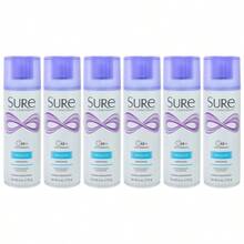 Aerosol Anti-Perspirant And Deodorant - Regular By Sure For Uni- 6 Oz Deodorant Spray - Pack Of 6 - nhiều mùi hương - Xem 1