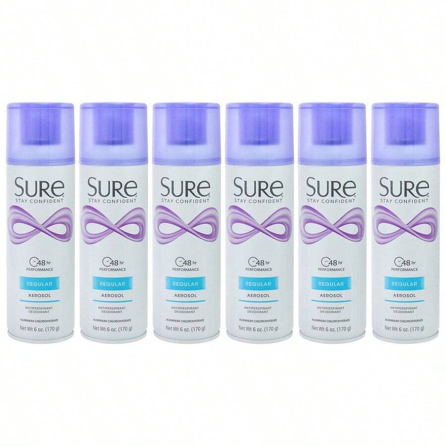 Aerosol Anti-Perspirant And Deodorant - Regular By Sure For Uni- 6 Oz Deodorant Spray - Pack Of 6 - nhiều mùi hương - Xem 1