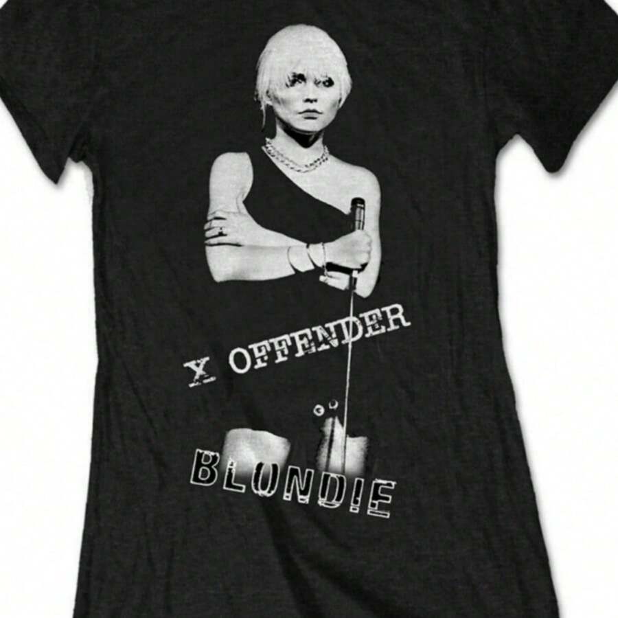 Blondie X OFFENDER - A Ladies T-Shirt Official Product - màu đen - Xem 1