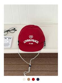 1pc Drawstring Flat Bill Baseball Cap - Streetwear Snapback Style, Quick-Dry, Lightweight Soft Top, Adjustable, Suitable For Summer, Unisex - LOVE Lanyard - View 12