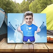 1 pieza Almohada personalizada - Almohada decorativa con foto personalizada, para parejas, personalizado, regalo especial para mamá, familia, amigos, aniversario, Día de la Madre, cumpleaños, San Valentín, Navidad, Halloween, graduación, Día del Padre, boda, ama de casa, sofá, cama, coche, sala de té, dormitorio, baño, sala de estar, comedor - Estilo 12 - Ver 7