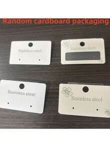 22PCS Stainless Steel Enamel-Plated Stud Earrings Set - This Set Of Simple Geometric And Natural Style Jewelry Is Of High Quality And Does Not Cause Allergic Reactions. It Is Suitable For Daily Wear And Can Also Be Given As A Gift At Special Occasions (The Styles Are Random) - Multicolor - View 6