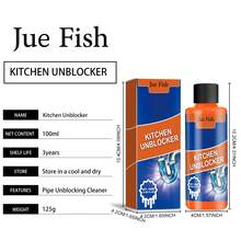 jakehoe 1pc 300G/100ML Multi-Purpose Drain Cleaner, Suitable For Kitchen, Bathroom, Toilet, Laundry Room, Outdoor Clogged Drains, Effectively Cleans Grease, Hair, Food Residue, Leaves Pipes Clean, Convenient Drain Cleaning, Household Essential, Great Gift For Holidays And Friends - Liquid - View 8