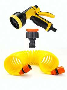 Máy rửa xe hơi Magic Garden EVA Spring Fube, Súng phun nước tạo bọt áp lực cao, Dụng cụ tưới cỏ và tưới cây GOUN HOSE/EVA Spring Butler Ống tưới chống đông, chống mài mòn cho rửa xe và tưới hoa, Dụng cụ thiết yếu cho vườn nhà - B - Xem 15