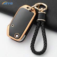 Étui de clé de voiture pliable en TPU pour KIA Sportage R Stinger GT Sorento Ceed CD Cerato Forte 2019 Porte-clés Accessoires - Modèle Kia F - Voir 11