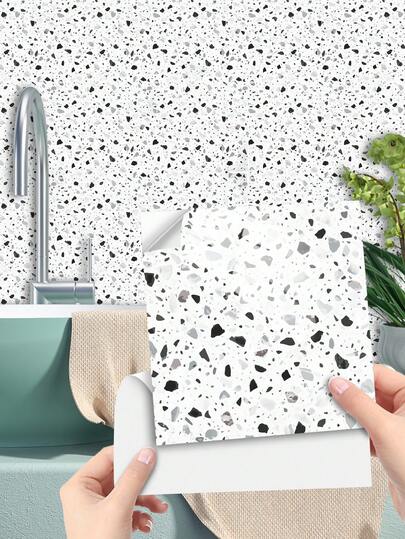 Bộ 10 miếng dán gạch kiểu Mexico, chống thấm nước, tự dính, họa tiết hoa lá hình học cổ điển phong cách Boho cho phòng tắm, vách bếp, phòng giặt, bậc cầu thang, trang trí tường dễ tháo rời thân thiện với người thuê nhà, miếng dán gạch kiểu Ma-rốc cho bàn trang điểm phòng tắm, trang trí nhà bếp kiểu nông trại.