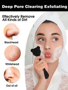 28PCS Makeup Tools Set Including:20PCS Makeup Brush Set+1pc Multi-Functional Zipper Toiletry And Cosmetic Bag Waterproof+1pc Triangle Powder Puffs+1pc Eyelash Curler+3PCS Makeup Sponges+1pc Circular Powder Puffs+1pc Facial Mask Brush,All-In-One & Beginner-Friendly | Travel-Ready & Gift-Ready | Perfect For Newbies/Her - Black - View 4