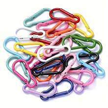 11/22pcs Aluminum Alloy Keychain Clips - Durable, Multi-Color Combination Suitable For Keys And Accessories, Lightweight And High-Quality Design, Secure Keychain | Colorful Keychains | Durable Clips, Carabiner Clips Gifts For Mother, Father, Graduation, And Teacher - Multicolor - View 5